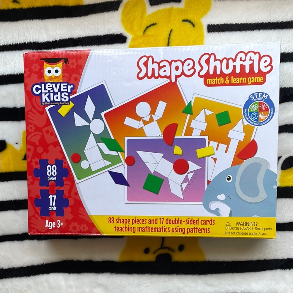 Shape Shuffle Match & Learn Game - Multicolor